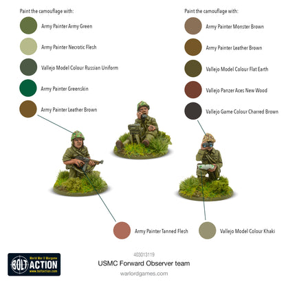 Bolt Action: USA - USMC Forward Observer team