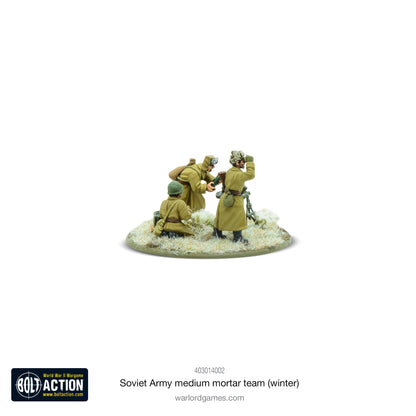 Bolt Action: Soviet 82mm medium mortar team (Winter)