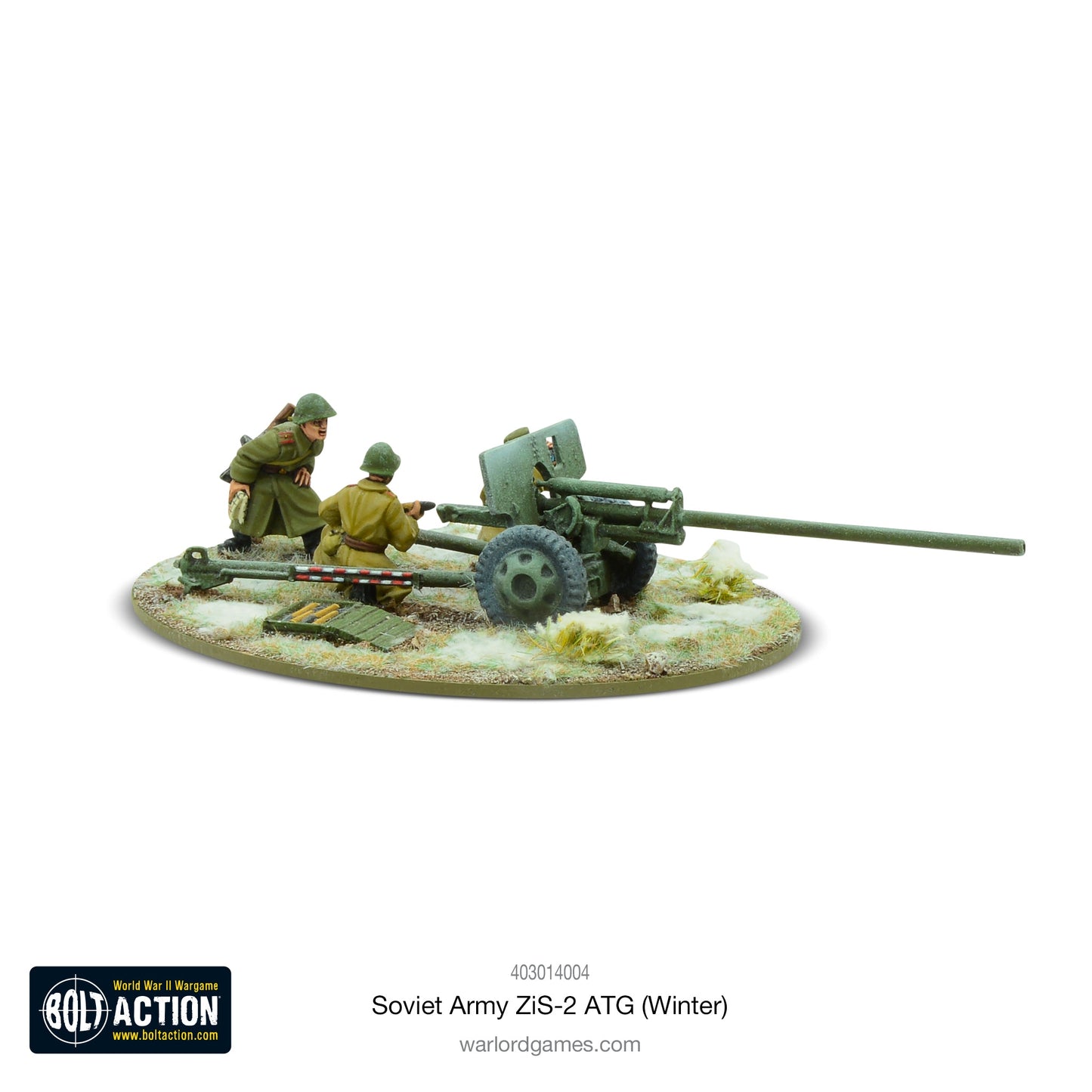 Bolt Action: Soviet ZIS-2 anti-tank gun (Winter)