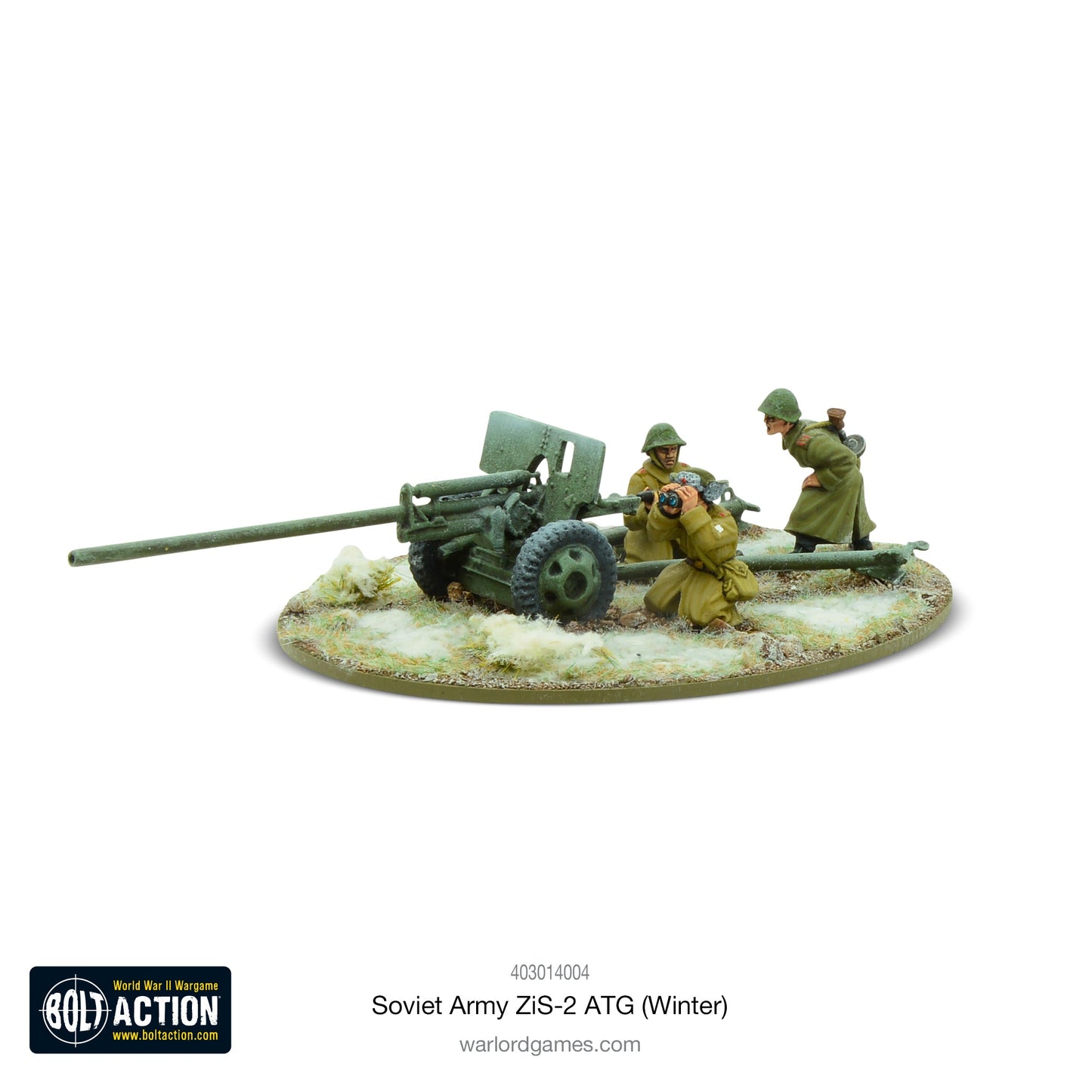 Bolt Action: Soviet ZIS-2 anti-tank gun (Winter)