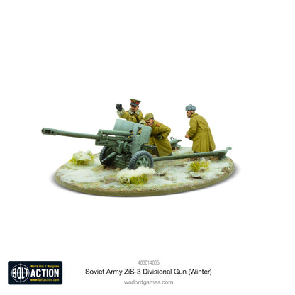 Bolt Action: Soviet ZIS-3 divisional gun (Winter)