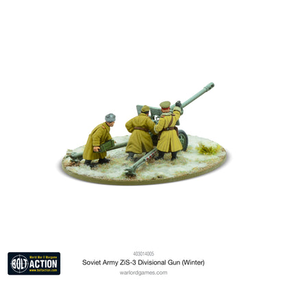 Bolt Action: Soviet ZIS-3 divisional gun (Winter)