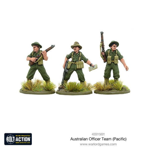 Bolt Action: Australian Officer Team (pacific)