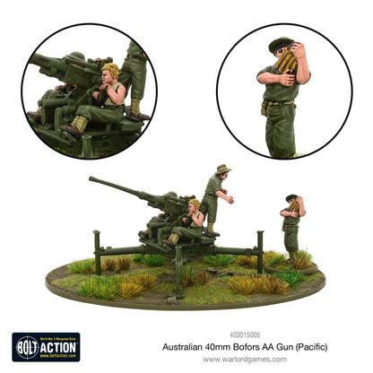 Bolt Action: Australian 40mm Bofors AA gun (Pacific)