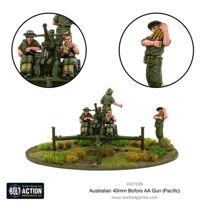 Bolt Action: Australian 40mm Bofors AA gun (Pacific)