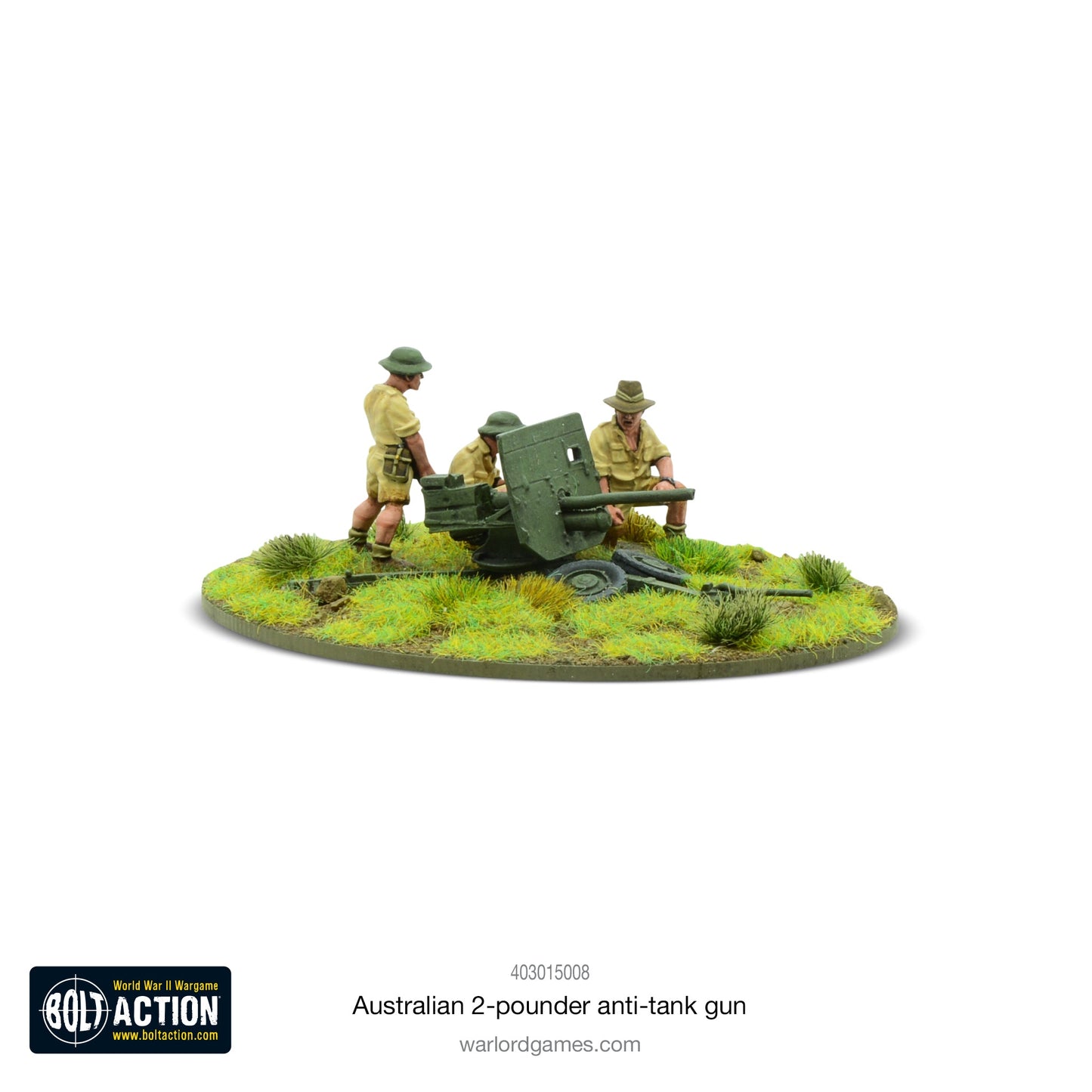 Bolt Action: Australian 2-pdr light anti-tank gun (Pacific)