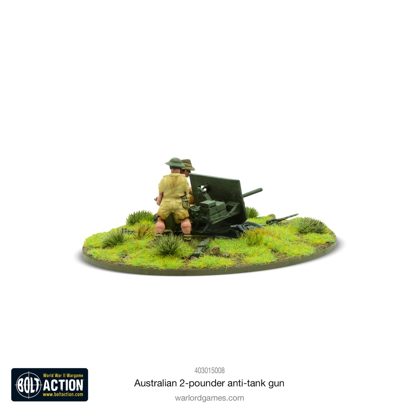 Bolt Action: Australian 2-pdr light anti-tank gun (Pacific)