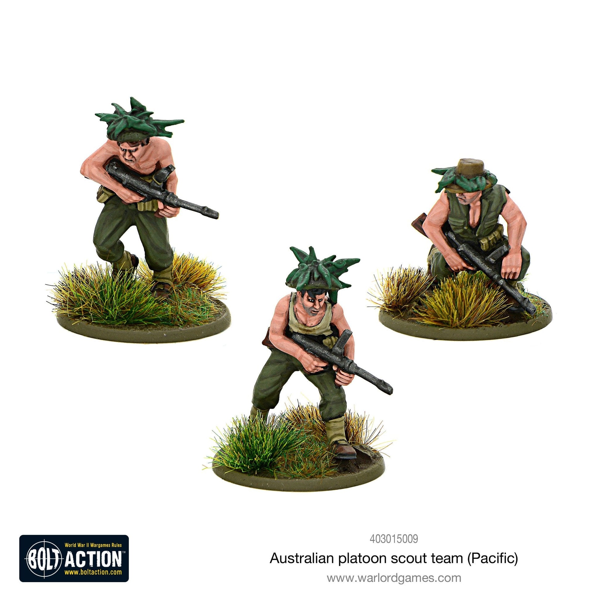 Bolt Action: Australian platoon scout team (Pacific)