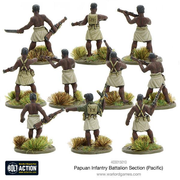Bolt Action: Papuan Infantry Battalion section (Pacific)