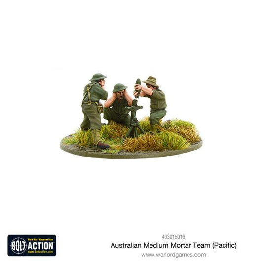Bolt Action: Australian medium mortar team (Pacific)