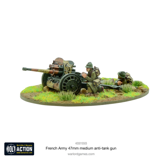 Bolt Action: French Army 47mm medium anti-tank gun