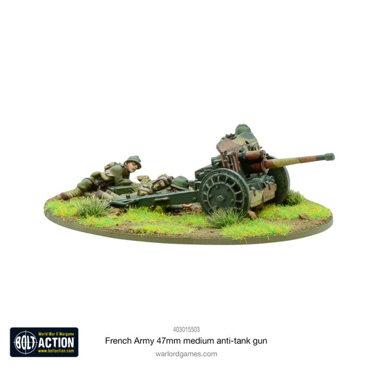 Bolt Action: French Army 47mm medium anti-tank gun