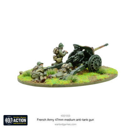 Bolt Action: French Army 47mm medium anti-tank gun