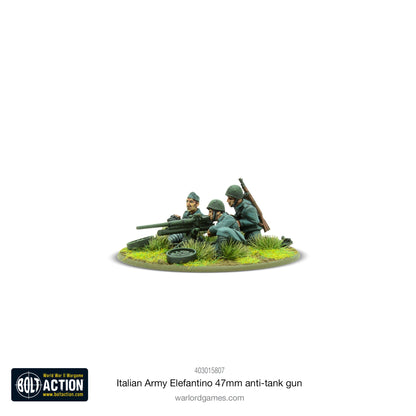 Bolt Action: Italian Army Elefantino 47mm anti-tank gun
