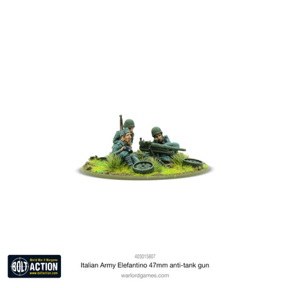 Bolt Action: Italian Army Elefantino 47mm anti-tank gun