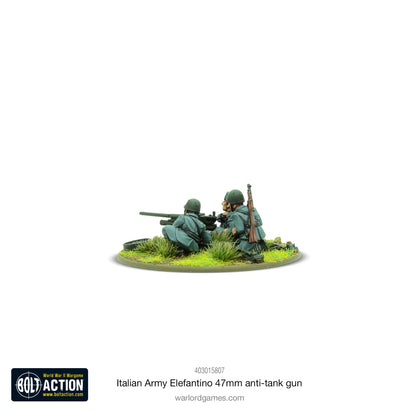 Bolt Action: Italian Army Elefantino 47mm anti-tank gun