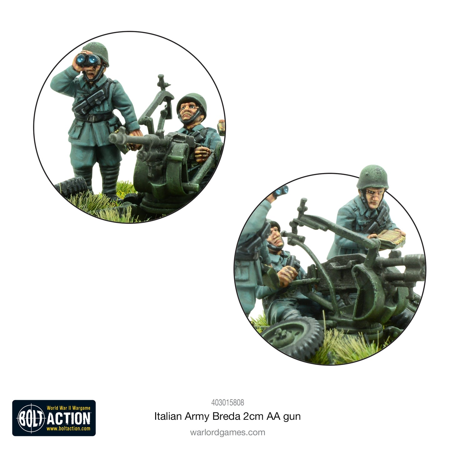 Bolt Action: Italian Army Breda 2cm AA gun
