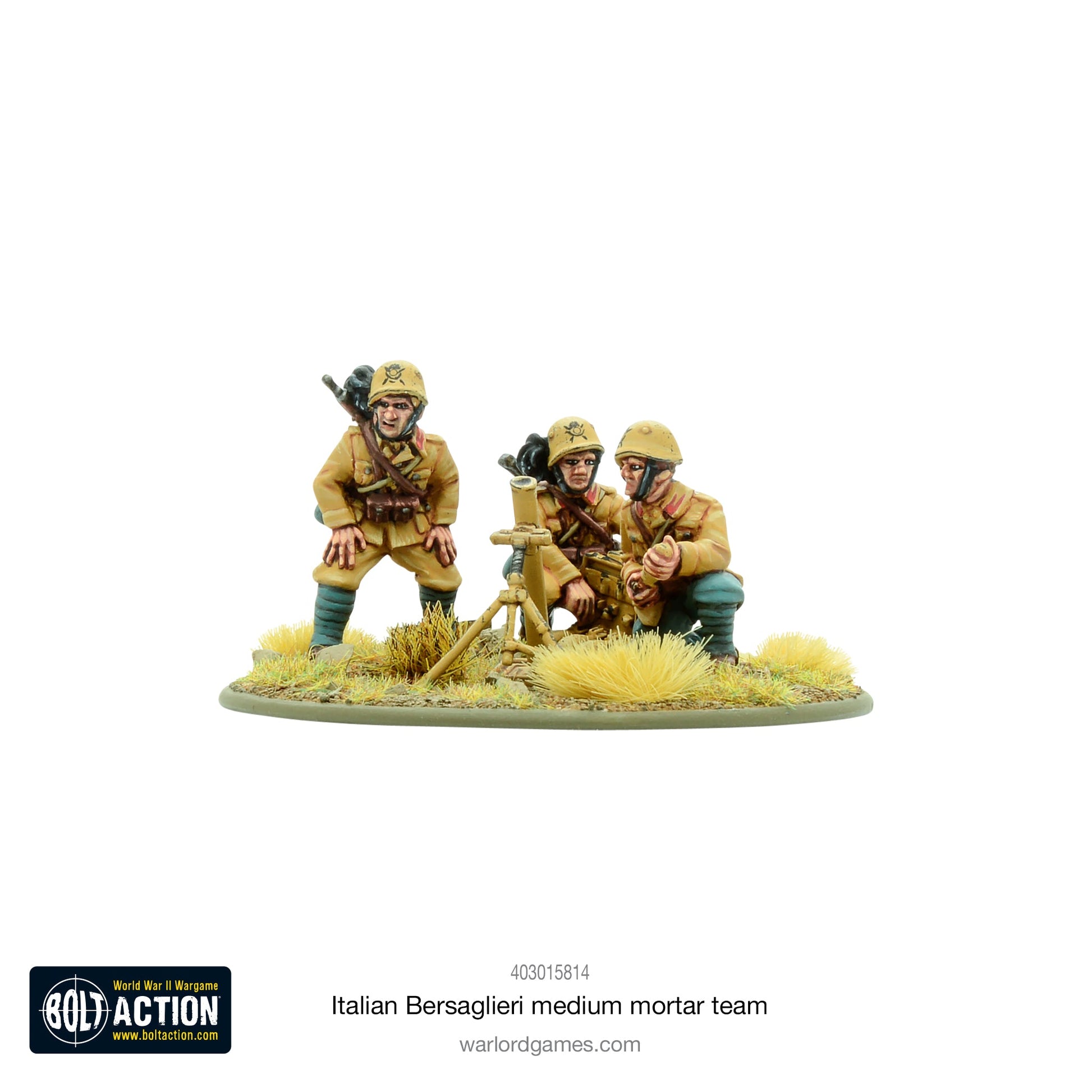 Bolt Action: Italian Bersaglieri medium mortar team