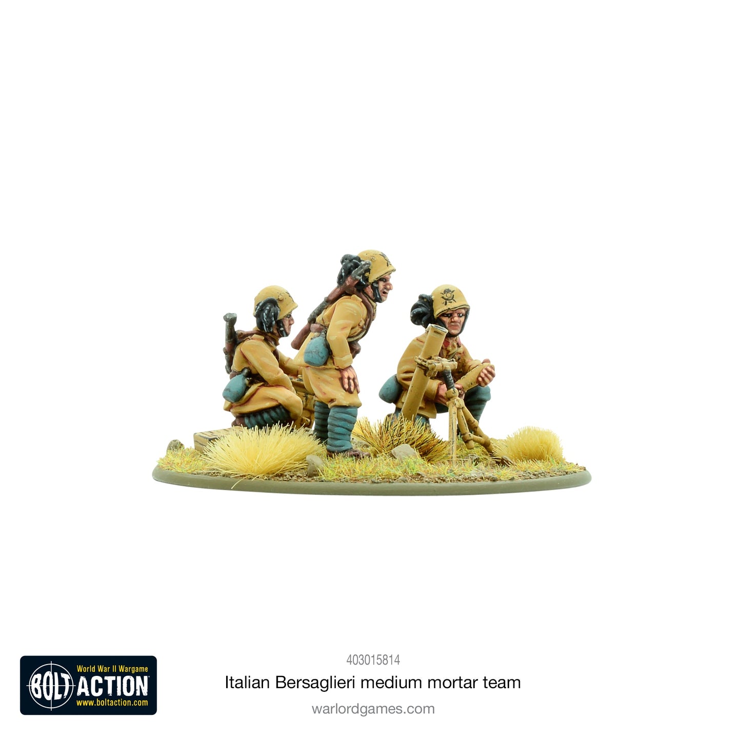Bolt Action: Italian Bersaglieri medium mortar team