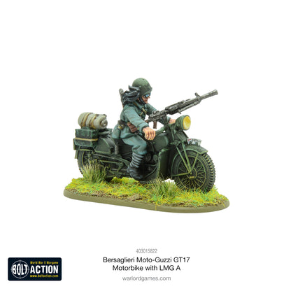 Bolt Action: Bersaglieri Moto-Guzzi GT17 Motorbike with LMG A