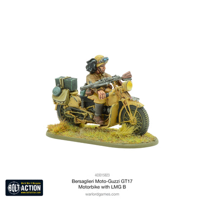 Bolt Action: Bersaglieri Moto-Guzzi GT17 Motorbike with LMG B