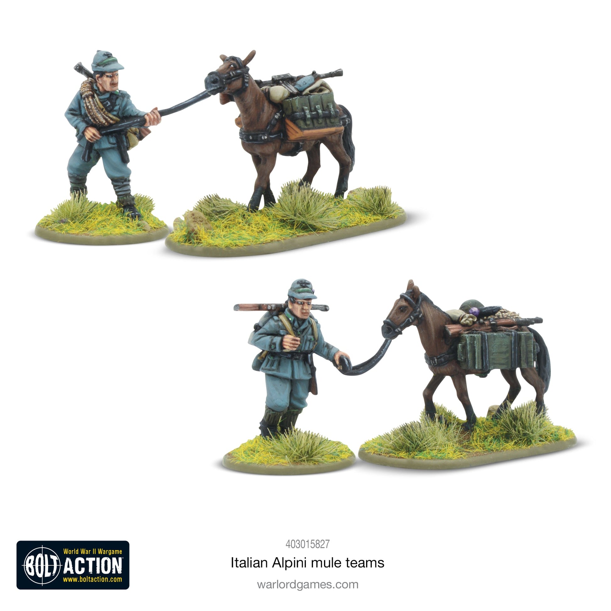 Bolt Action: Italian Alpini Mule Teams