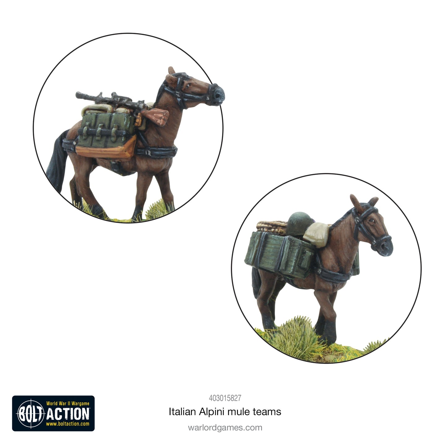Bolt Action: Italian Alpini Mule Teams