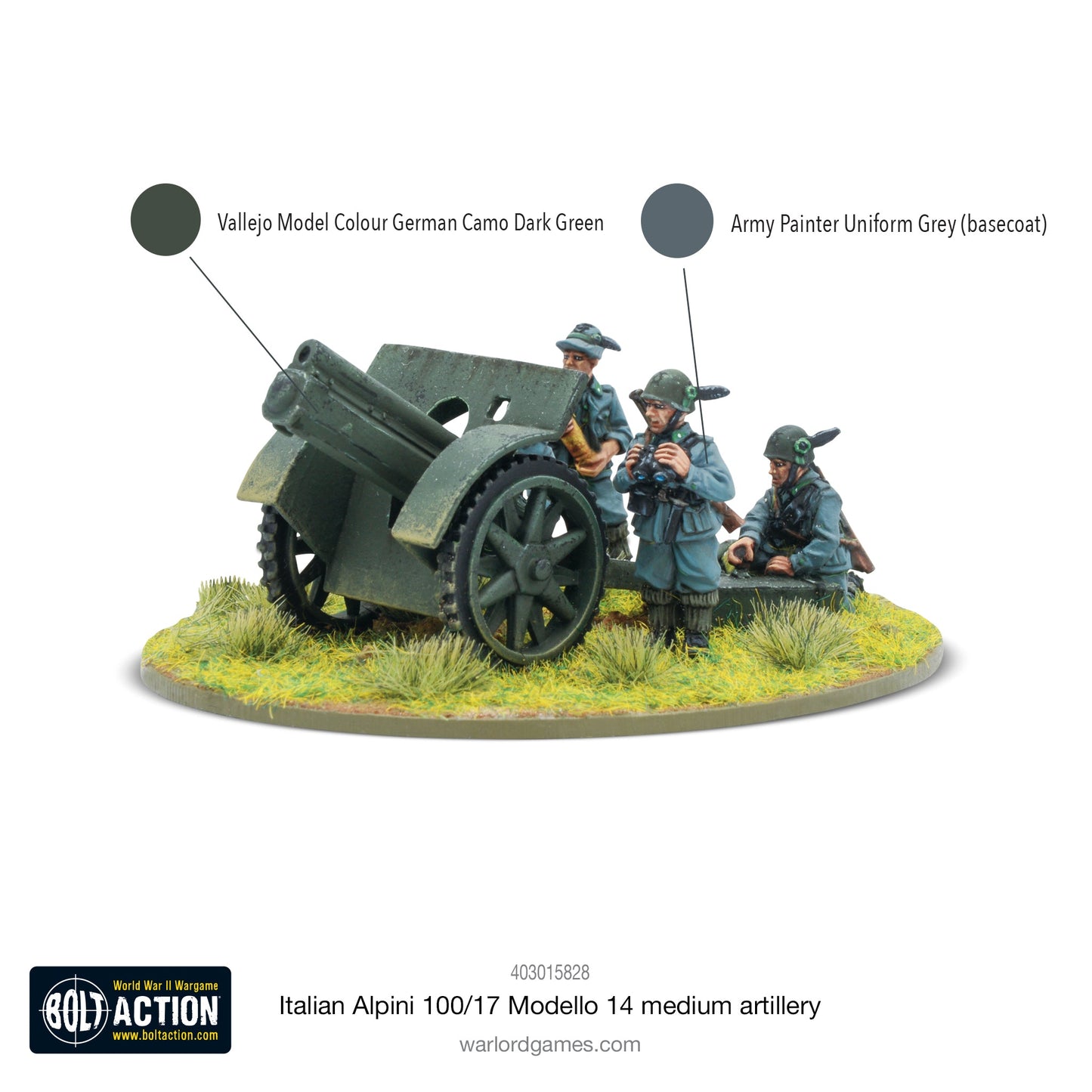 Bolt Action: Italian Alpini 100/17 Modello 14 Medium Artillery