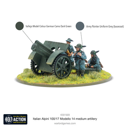 Bolt Action: Italian Alpini 100/17 Modello 14 Medium Artillery