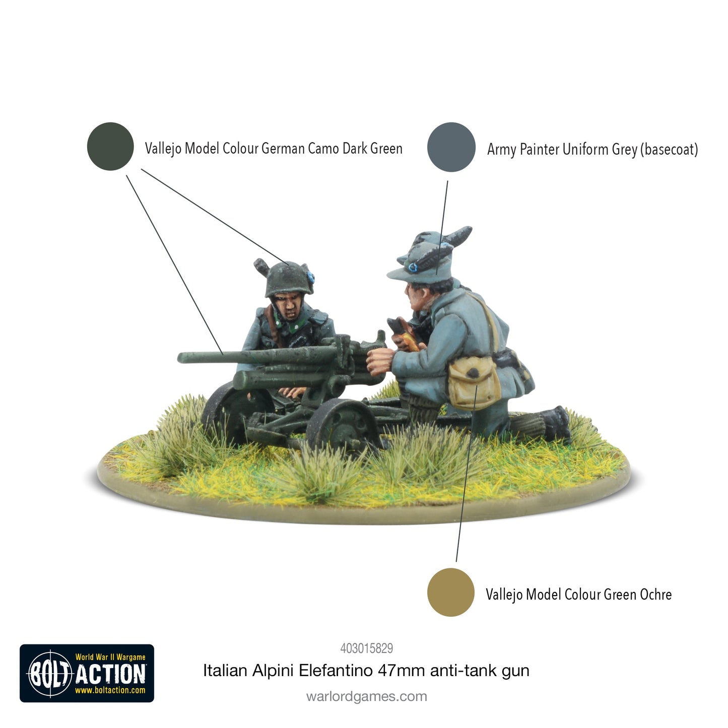 Bolt Action: Italian Alpini Elefantino 47mm Anti-tank Gun