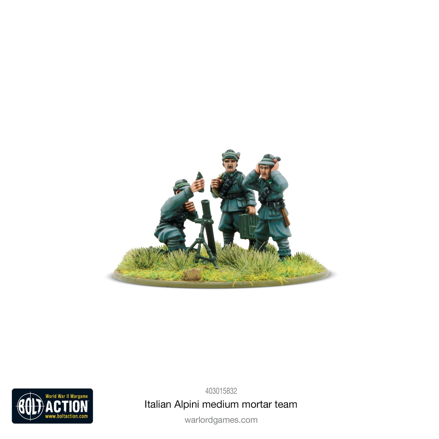 Bolt Action: Italian Alpini Medium Mortar team