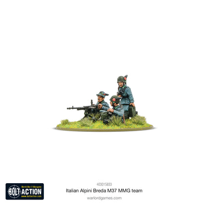 Bolt Action: Italian Alpini Breda M37 Medium Machine Gun Team