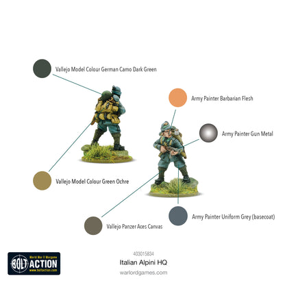Bolt Action: Italian Alpini HQ