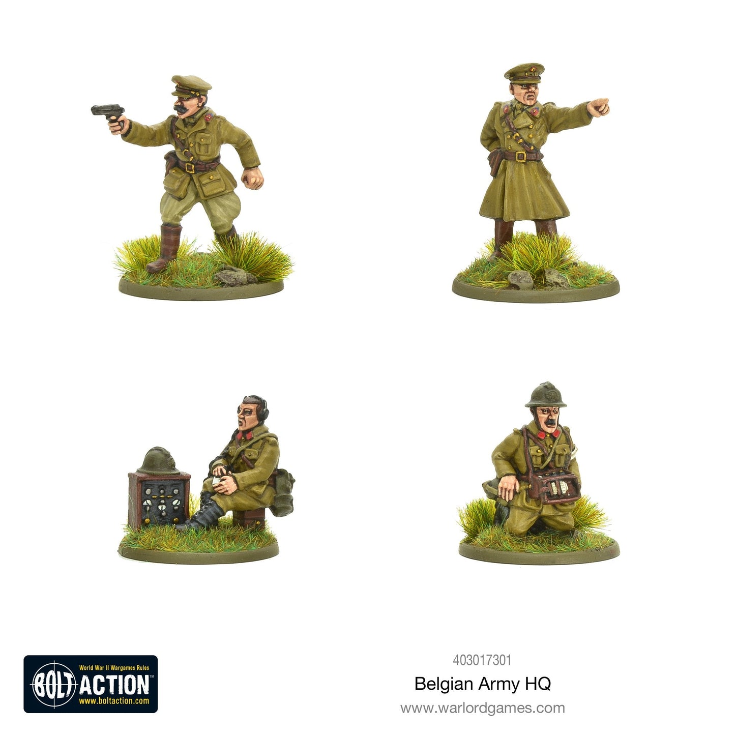 Bolt Action: Belgian Army HQ