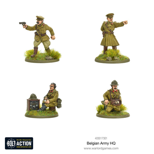 Bolt Action: Belgian Army HQ