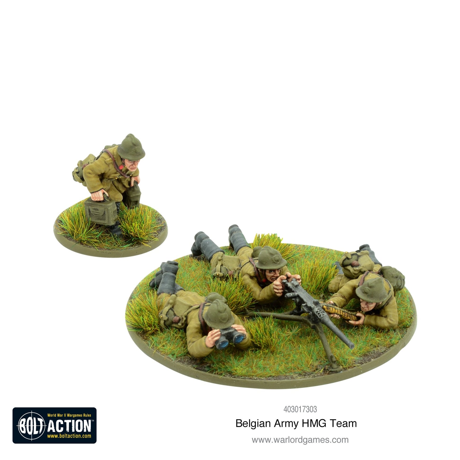 Bolt Action: Belgian Army HMG team