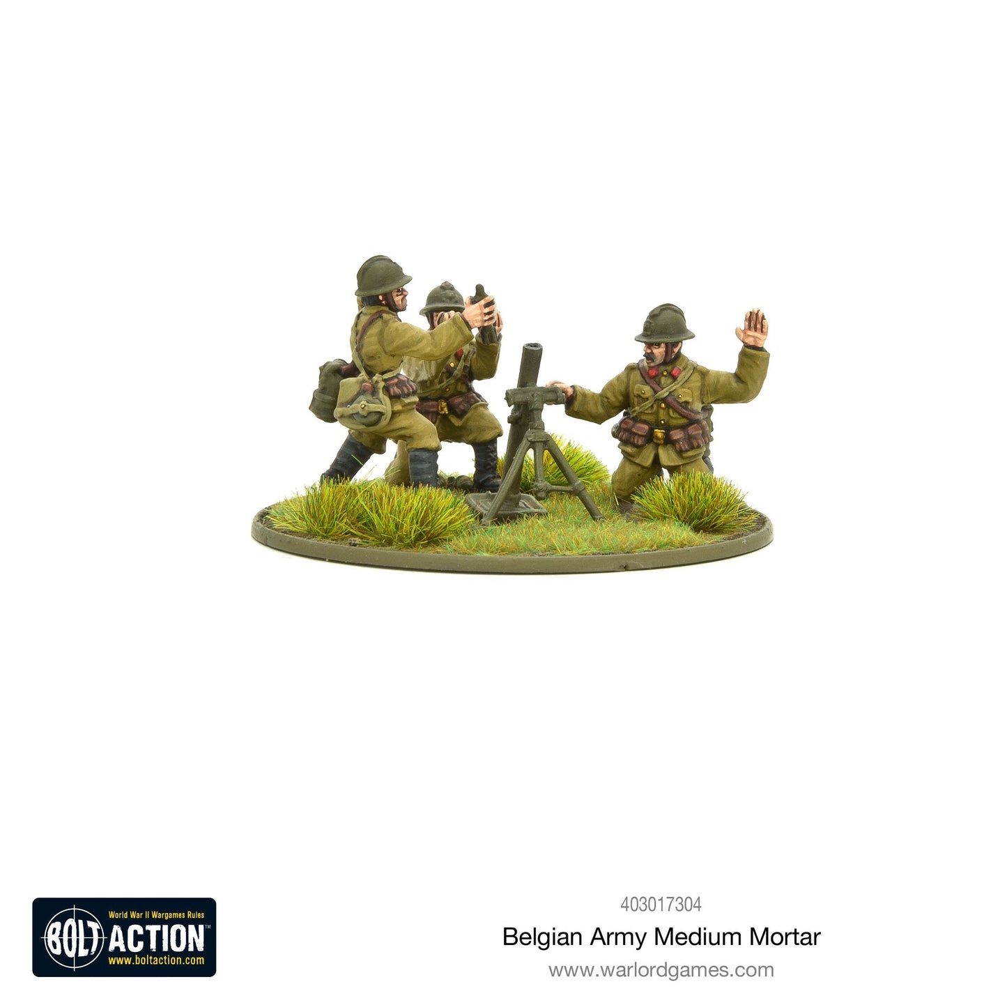 Bolt Action: Belgian Army medium mortar