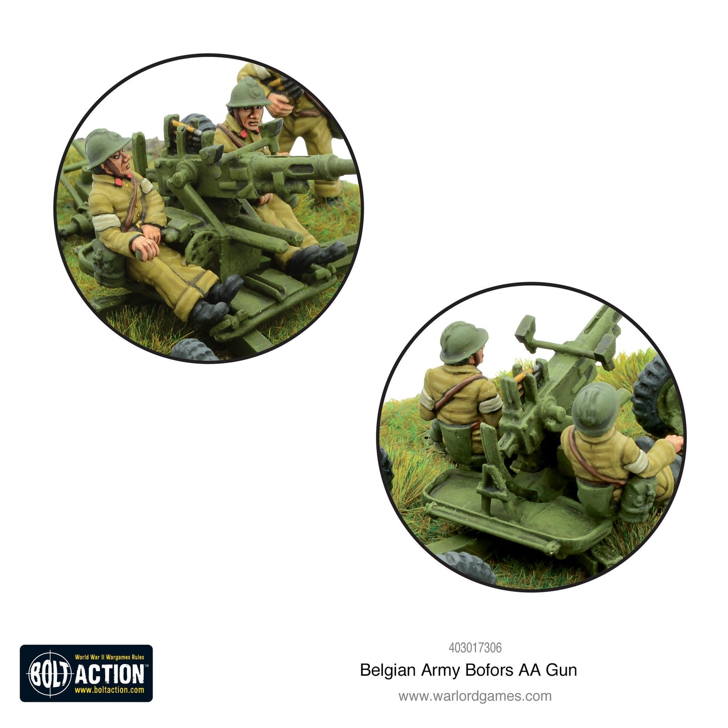 Bolt Action: Belgian Army Bofors AA gun