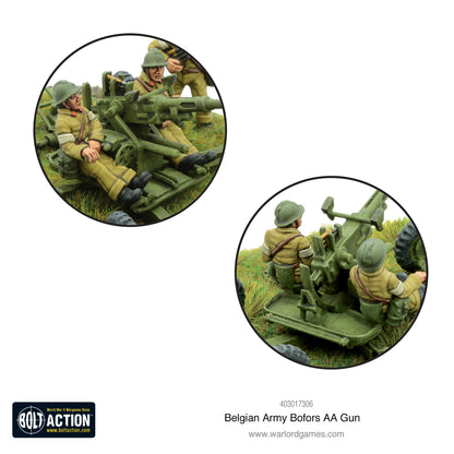 Bolt Action: Belgian Army Bofors AA gun