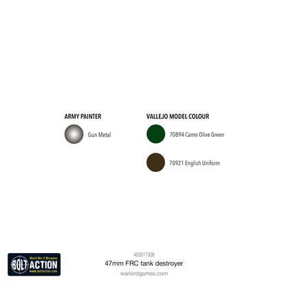 Bolt Action: Belgian 47mm FRC carrier