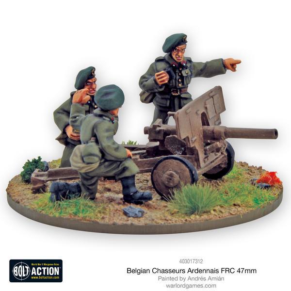 Bolt Action: Belgian Chasseurs Ardennais FRC 47mm anti-tank gun