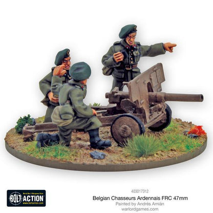Bolt Action: Belgian Chasseurs Ardennais FRC 47mm anti-tank gun