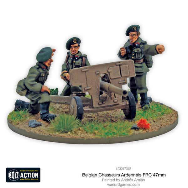Bolt Action: Belgian Chasseurs Ardennais FRC 47mm anti-tank gun