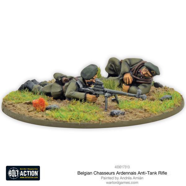 Bolt Action: Belgian Chasseurs Ardennais anti-tank rifle team