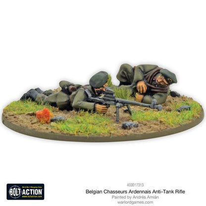Bolt Action: Belgian Chasseurs Ardennais anti-tank rifle team