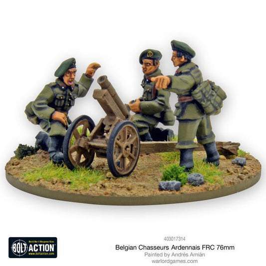 Bolt Action: Belgian Chasseurs Ardennais  FRC 76mm infantry gun