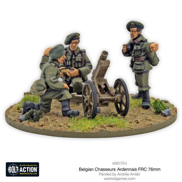 Bolt Action: Belgian Chasseurs Ardennais  FRC 76mm infantry gun