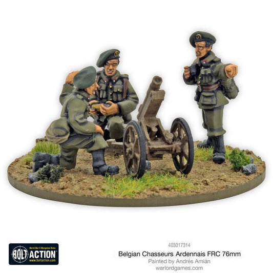 Bolt Action: Belgian Chasseurs Ardennais  FRC 76mm infantry gun