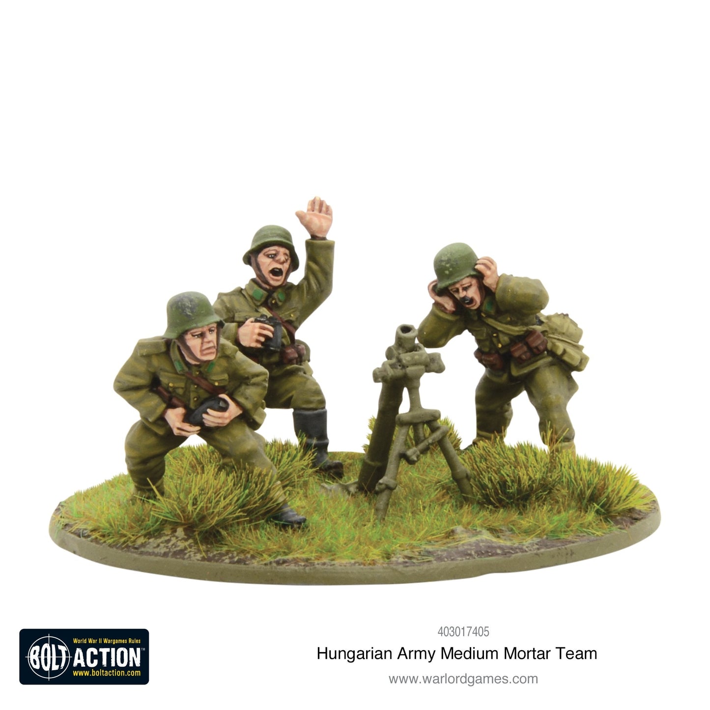 Bolt Action: Hungarian Army medium mortar team