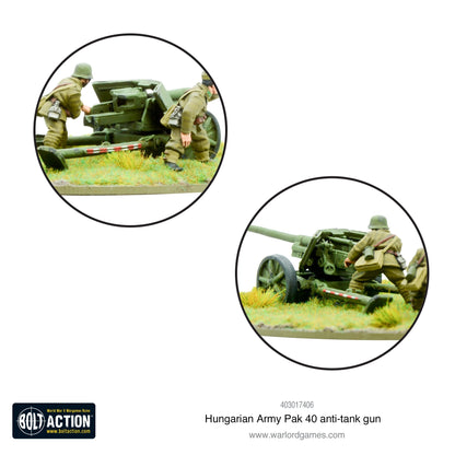 Bolt Action: Hungarian Army Pak 40 anti-tank gun